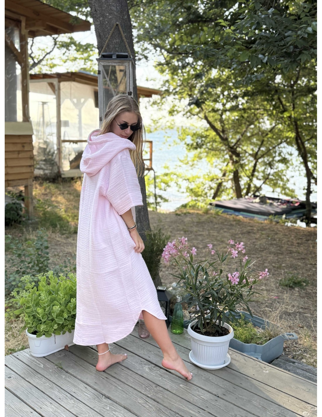 ПОНЧО MAZE STYLE PINK